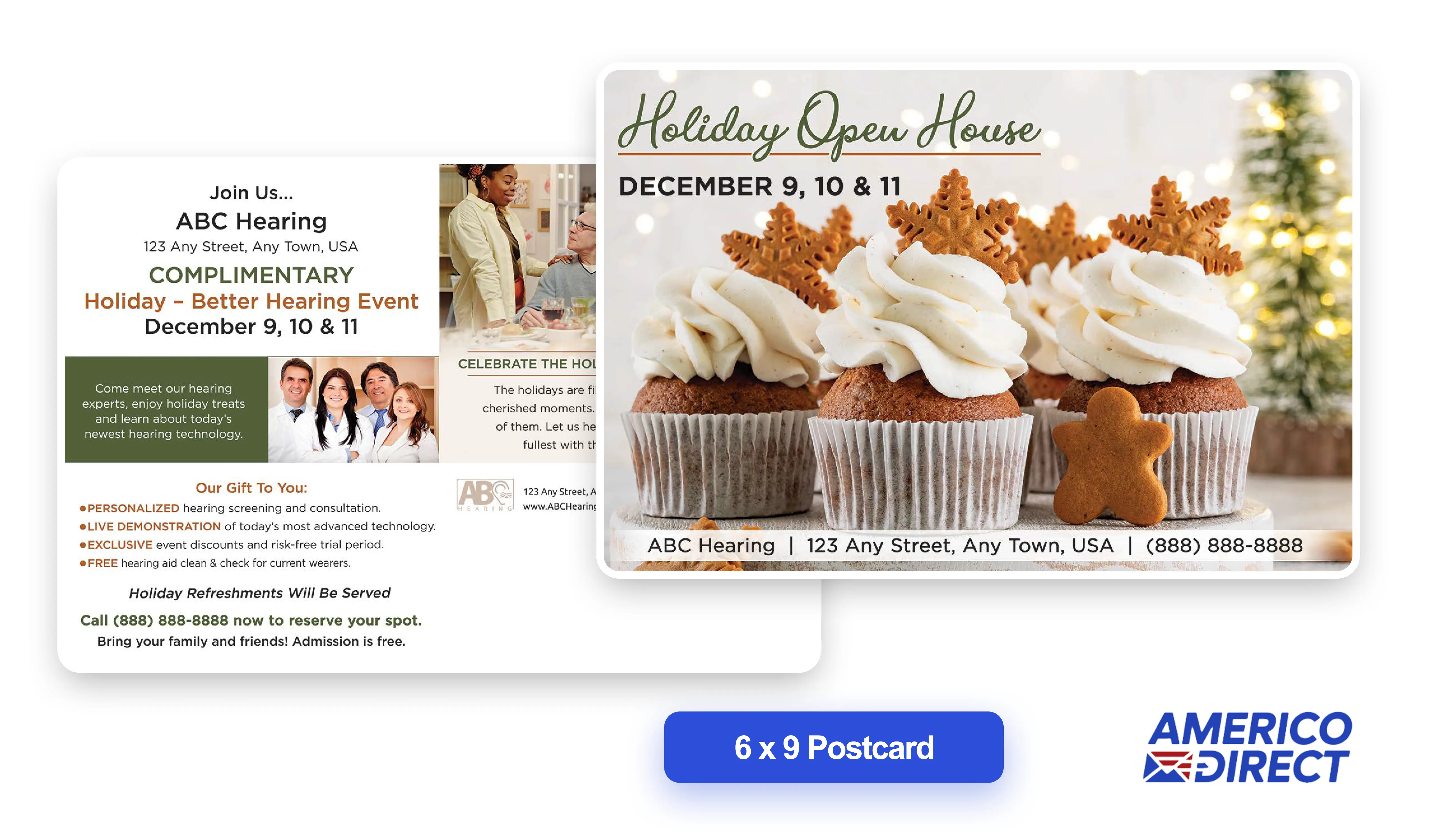 Postcard direct mail piece